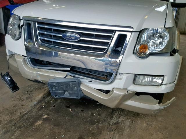 1FMEU7EE1AUA73522 - 2010 FORD EXPLORER E WHITE photo 9