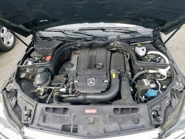 WDDGF4HB5CR222646 - 2012 MERCEDES-BENZ C 250 BLACK photo 7