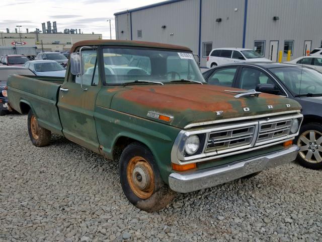 F10ACN28866 - 1972 FORD PICK UP GREEN photo 1