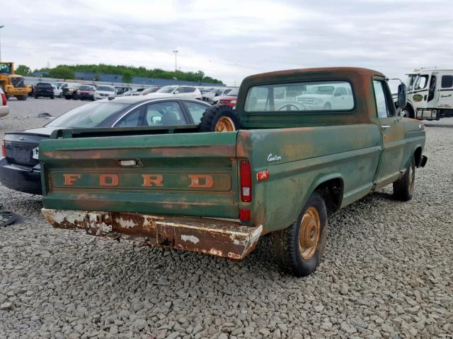F10ACN28866 - 1972 FORD PICK UP GREEN photo 4