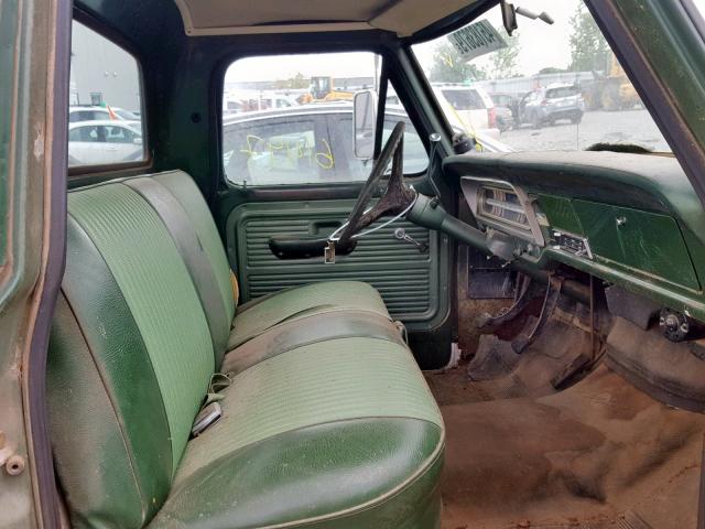 F10ACN28866 - 1972 FORD PICK UP GREEN photo 5