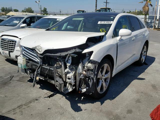 4T3ZK3BB2AU033743 - 2010 TOYOTA VENZA WHITE photo 2