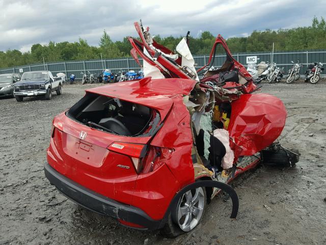 3CZRU6H39HM700292 - 2017 HONDA HR-V LX RED photo 4