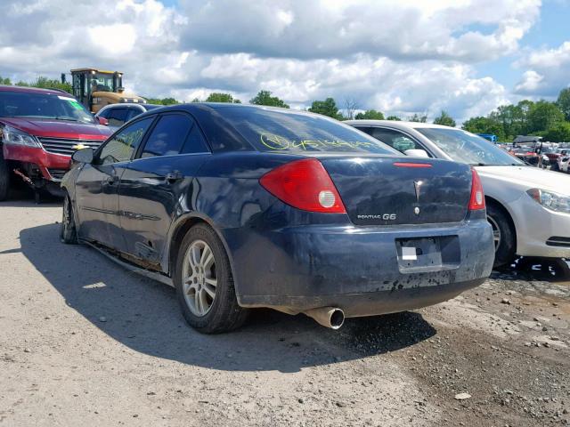 1G2ZF55B964216190 - 2006 PONTIAC G6 SE BLACK photo 3