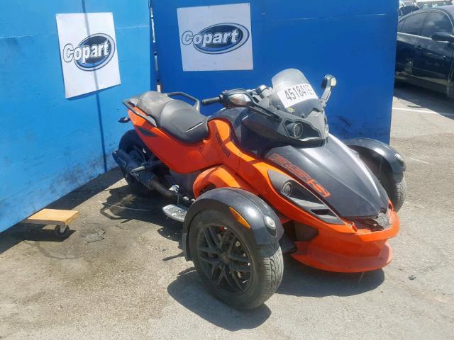 2BXJAHA17CV000408 - 2012 CAN-AM SPYDER ROA ORANGE photo 1