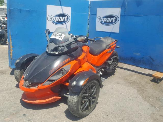 2BXJAHA17CV000408 - 2012 CAN-AM SPYDER ROA ORANGE photo 2