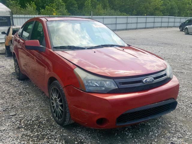 1FAHP3GN1AW125689 - 2010 FORD FOCUS SES RED photo 1