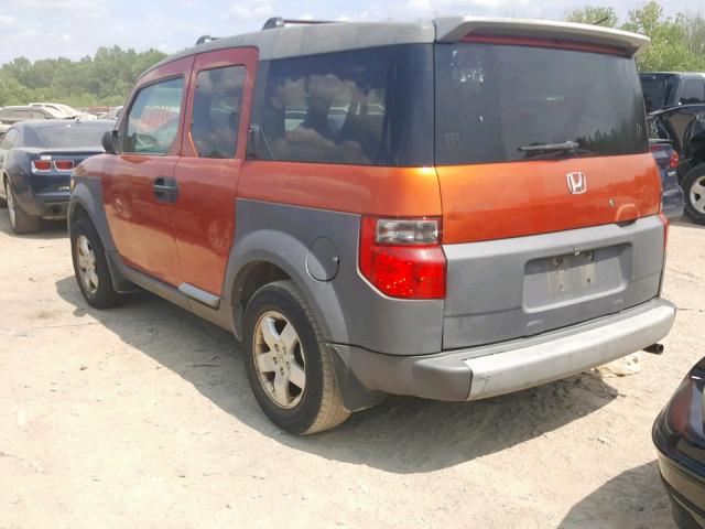 5J6YH28533L008646 - 2003 HONDA ELEMENT EX ORANGE photo 3