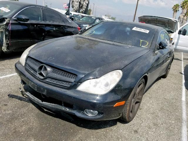 WDDDJ72X67A099175 - 2007 MERCEDES-BENZ CLS 550 BLACK photo 2