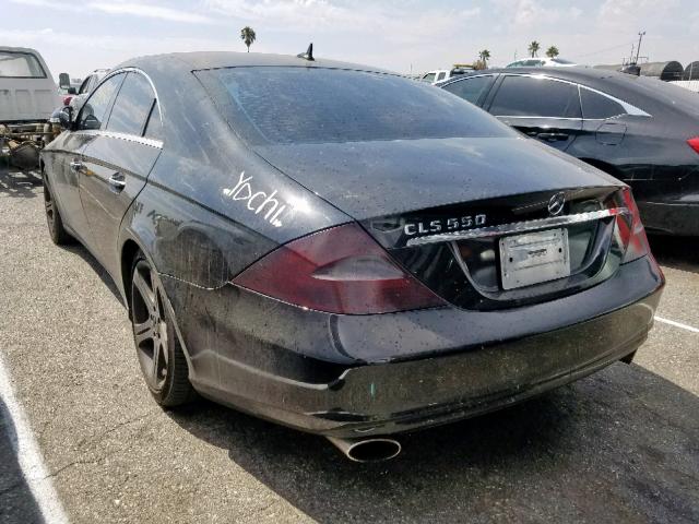 WDDDJ72X67A099175 - 2007 MERCEDES-BENZ CLS 550 BLACK photo 3