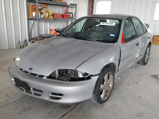 1G1JC524317200770 - 2001 CHEVROLET CAVALIER B SILVER photo 2