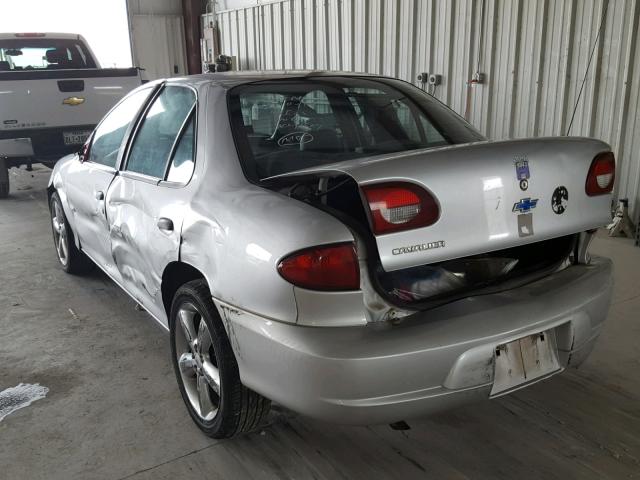 1G1JC524317200770 - 2001 CHEVROLET CAVALIER B SILVER photo 3