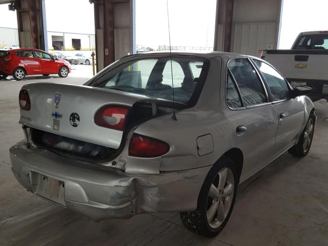 1G1JC524317200770 - 2001 CHEVROLET CAVALIER B SILVER photo 4