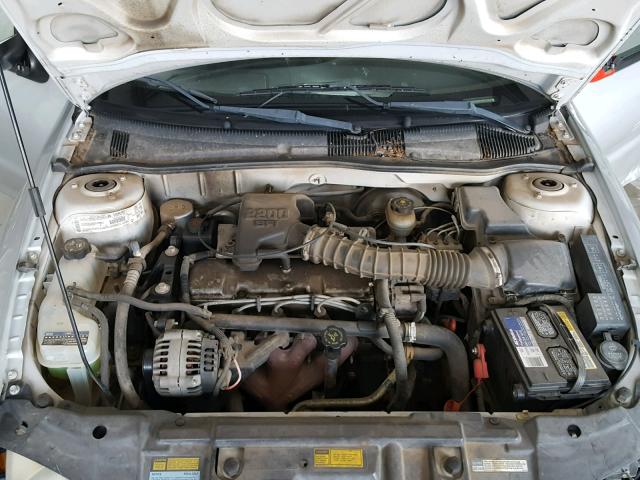 1G1JC524317200770 - 2001 CHEVROLET CAVALIER B SILVER photo 7