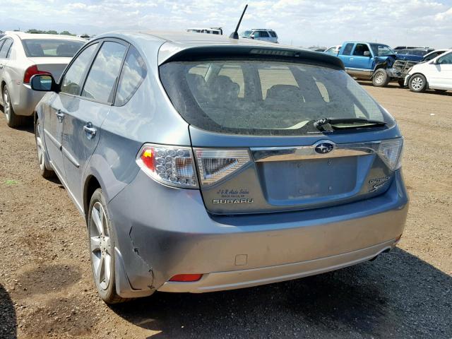 JF1GH63689H805677 - 2009 SUBARU IMPREZA OU BLUE photo 3