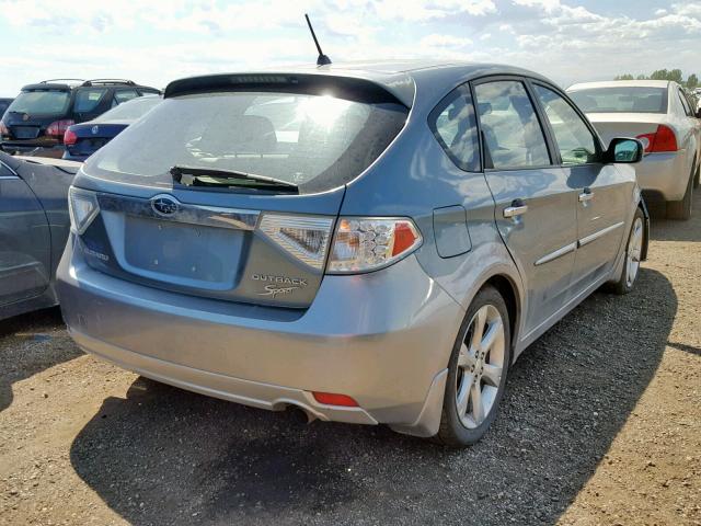 JF1GH63689H805677 - 2009 SUBARU IMPREZA OU BLUE photo 4