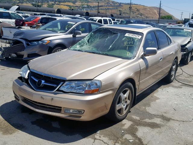 19UUA56622A033491 - 2002 ACURA 3.2TL GOLD photo 2