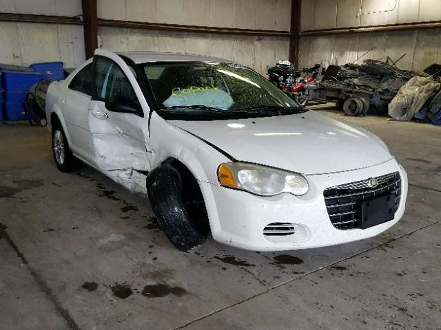 1C3EL46R14N324209 - 2004 CHRYSLER SEBRING LX WHITE photo 1