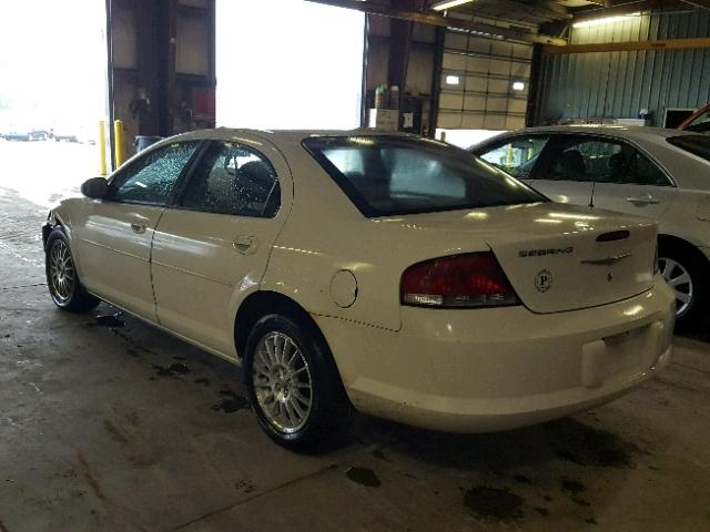 1C3EL46R14N324209 - 2004 CHRYSLER SEBRING LX WHITE photo 3