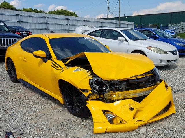 JF1ZNAA15F8704958 - 2015 TOYOTA SCION FR-S YELLOW photo 1