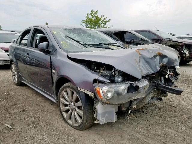 JA3AU86U38U607787 - 2008 MITSUBISHI LANCER GTS GRAY photo 1