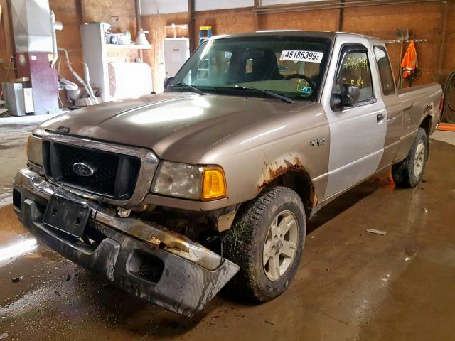 1FTZR15E94PA39044 - 2004 FORD RANGER SUP BEIGE photo 2