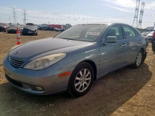 JTHBF30G220066752 - 2002 LEXUS ES 300 GRAY photo 2