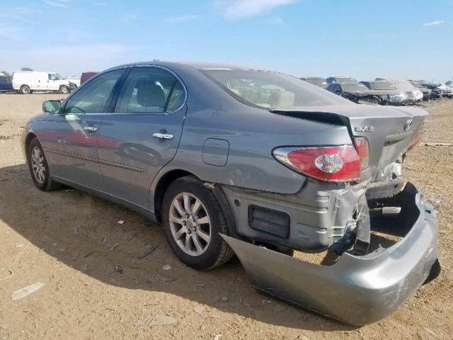 JTHBF30G220066752 - 2002 LEXUS ES 300 GRAY photo 3