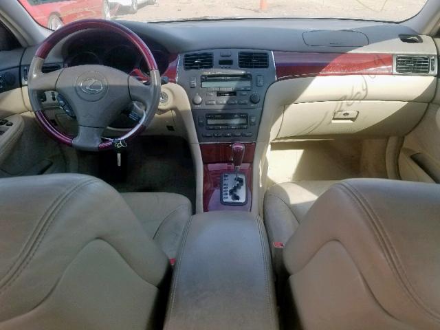 JTHBF30G220066752 - 2002 LEXUS ES 300 GRAY photo 9