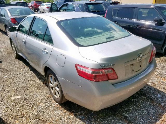 4T1BE46K47U050991 - 2007 TOYOTA CAMRY NEW SILVER photo 3