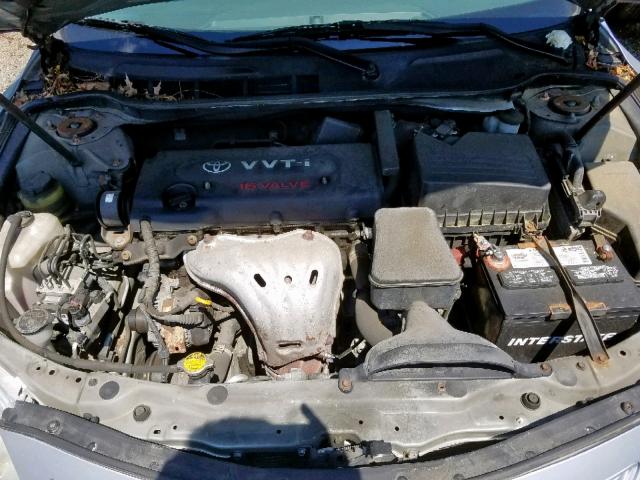 4T1BE46K47U050991 - 2007 TOYOTA CAMRY NEW SILVER photo 7