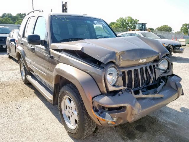 1J8GK58K92W227837 - 2002 JEEP LIBERTY LI GRAY photo 1