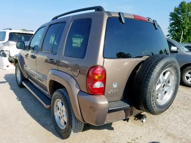 1J8GK58K92W227837 - 2002 JEEP LIBERTY LI GRAY photo 3