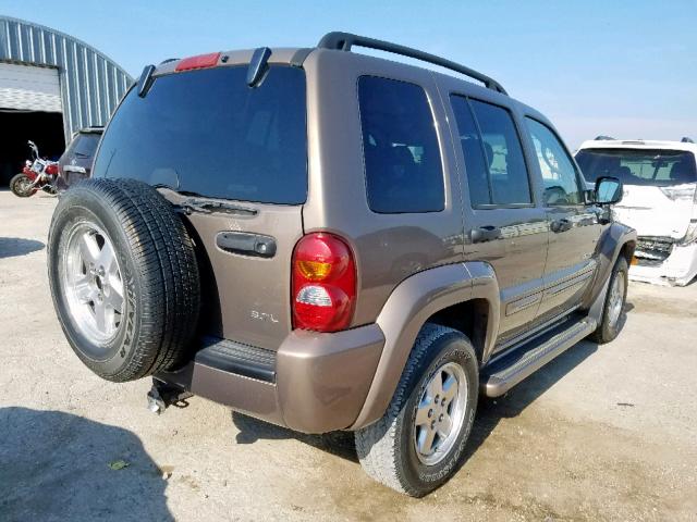 1J8GK58K92W227837 - 2002 JEEP LIBERTY LI GRAY photo 4