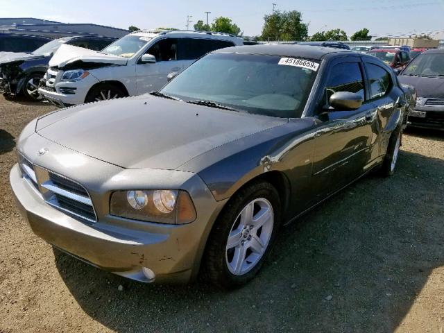 2B3CA3CV9AH206841 - 2010 DODGE CHARGER SX GRAY photo 2