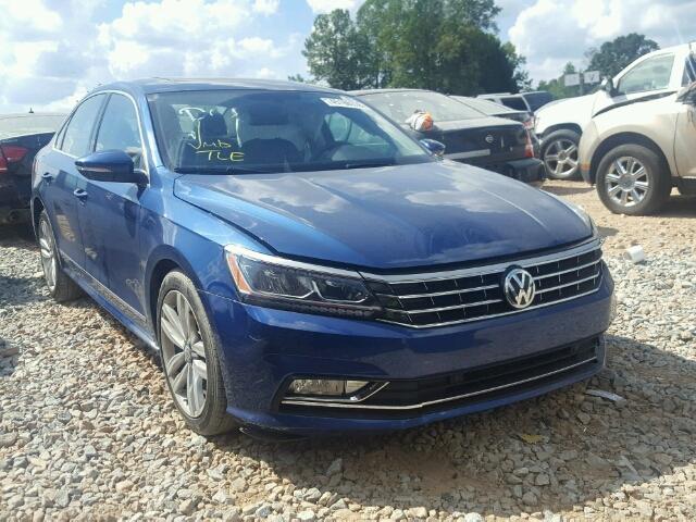 1VWGT7A33HC009600 - 2017 VOLKSWAGEN PASSAT SE BLUE photo 1