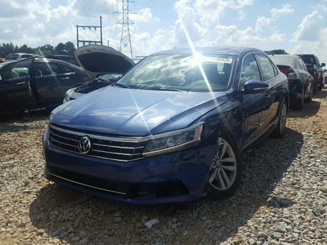 1VWGT7A33HC009600 - 2017 VOLKSWAGEN PASSAT SE BLUE photo 2