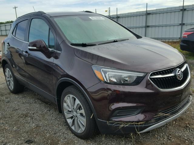 KL4CJASB6JB665743 - 2018 BUICK ENCORE PRE BROWN photo 1