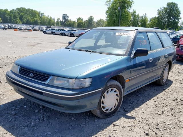 4S3BJ6337R7954246 - 1994 SUBARU LEGACY L MAROON photo 2