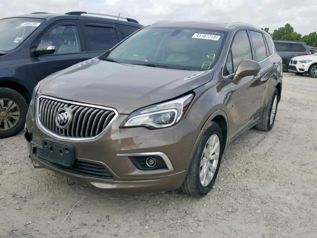 LRBFXBSA4HD048658 - 2017 BUICK ENVISION E BROWN photo 2