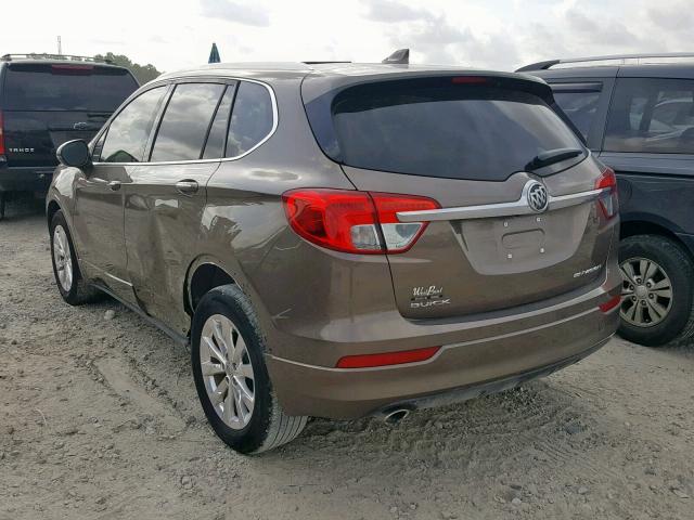 LRBFXBSA4HD048658 - 2017 BUICK ENVISION E BROWN photo 3