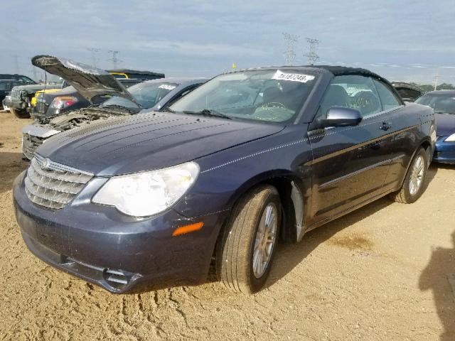 1C3LC55R98N249523 - 2008 CHRYSLER SEBRING TO BLUE photo 2