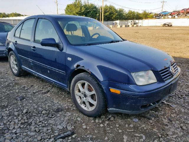 3VWSP69M72M121019 - 2002 VOLKSWAGEN JETTA GLS BLUE photo 1