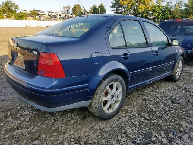 3VWSP69M72M121019 - 2002 VOLKSWAGEN JETTA GLS BLUE photo 4