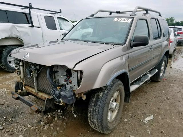 5N1ED28T64C630156 - 2004 NISSAN XTERRA XE GRAY photo 2