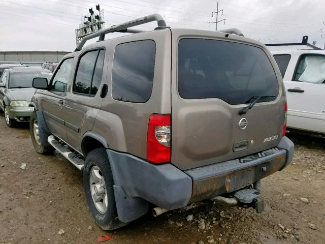 5N1ED28T64C630156 - 2004 NISSAN XTERRA XE GRAY photo 3