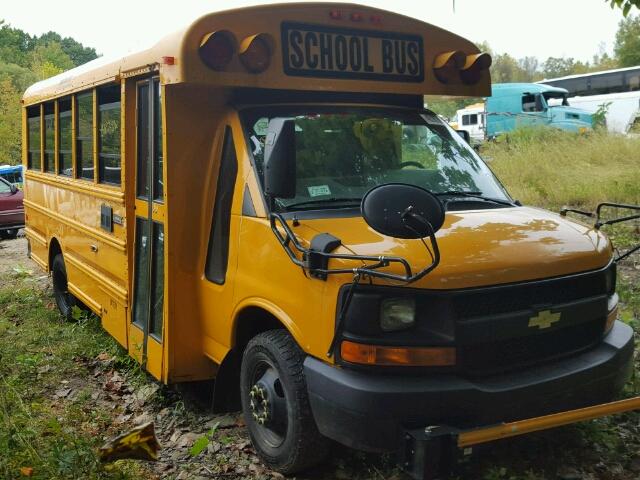 1GB6G5BL5D1150099 - 2013 CHEVROLET EXPRESS G4 YELLOW photo 1