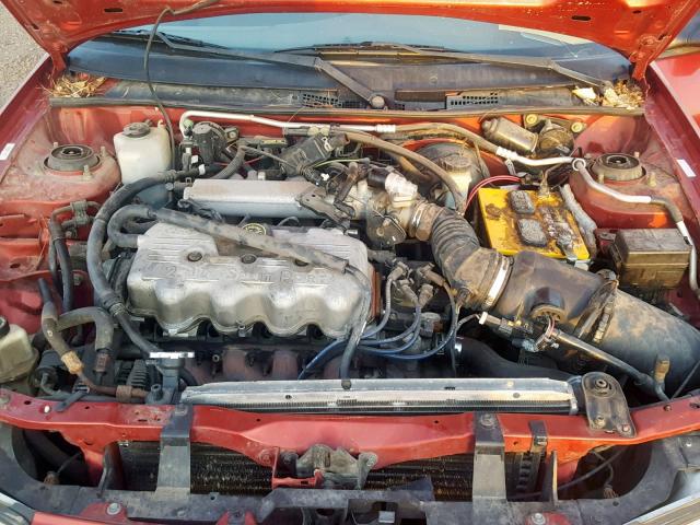 3FAFP13P9YR209002 - 2000 FORD ESCORT RED photo 7