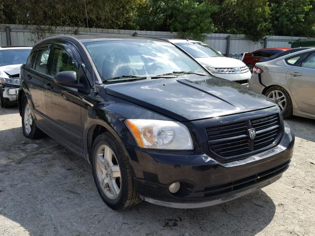 1B3HB48B37D172277 - 2007 DODGE CALIBER SX BLACK photo 1