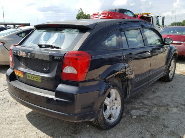 1B3HB48B37D172277 - 2007 DODGE CALIBER SX BLACK photo 4